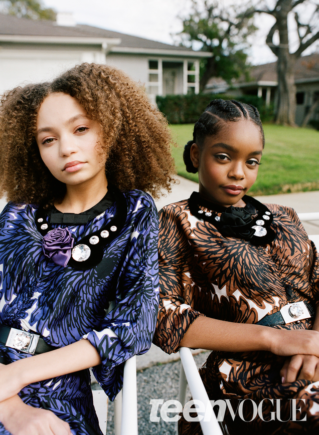Illustration for article titled 14 Going on Famous: Marsai Martin and Nico Parker Cover Teen Vogue